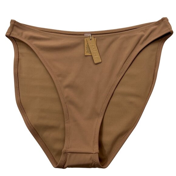 SKIMS Shaping Swim Dipped Bikini Bottom Lot of 2 Sienna Cocoa 2X - Picture 3 of 11